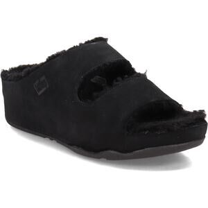 FitFlop Women's, Shuv Two-Bar Shearling Sandal size 5
